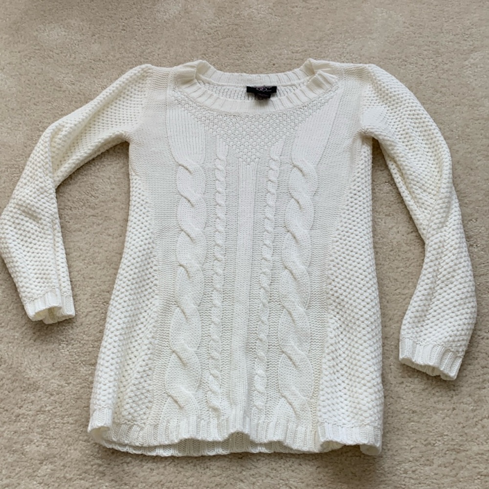 Ivory Cable Knit Sweater